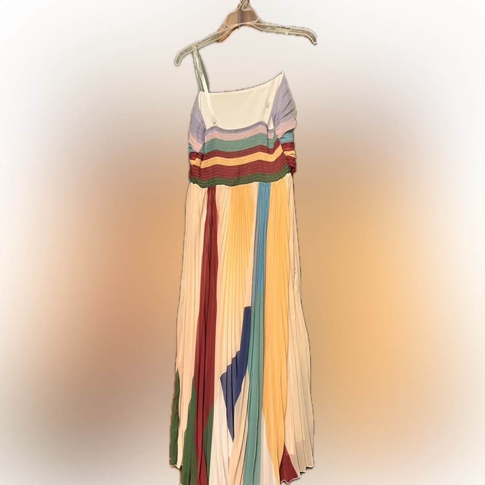 Multicolor Striped Maxi Dress